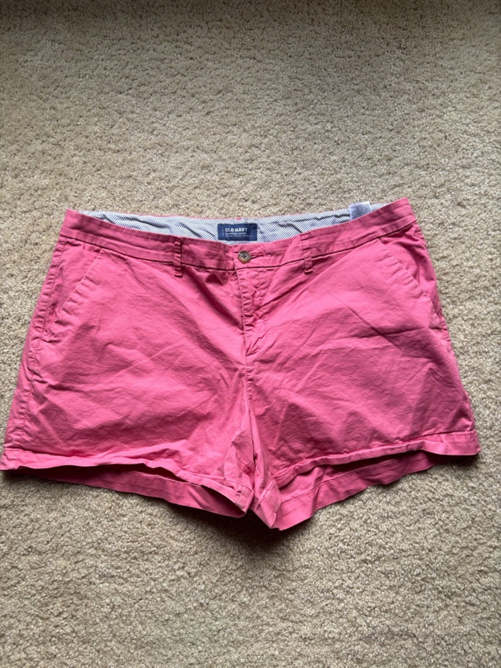 Old Navy Bright Pink Women’s Chino Shorts